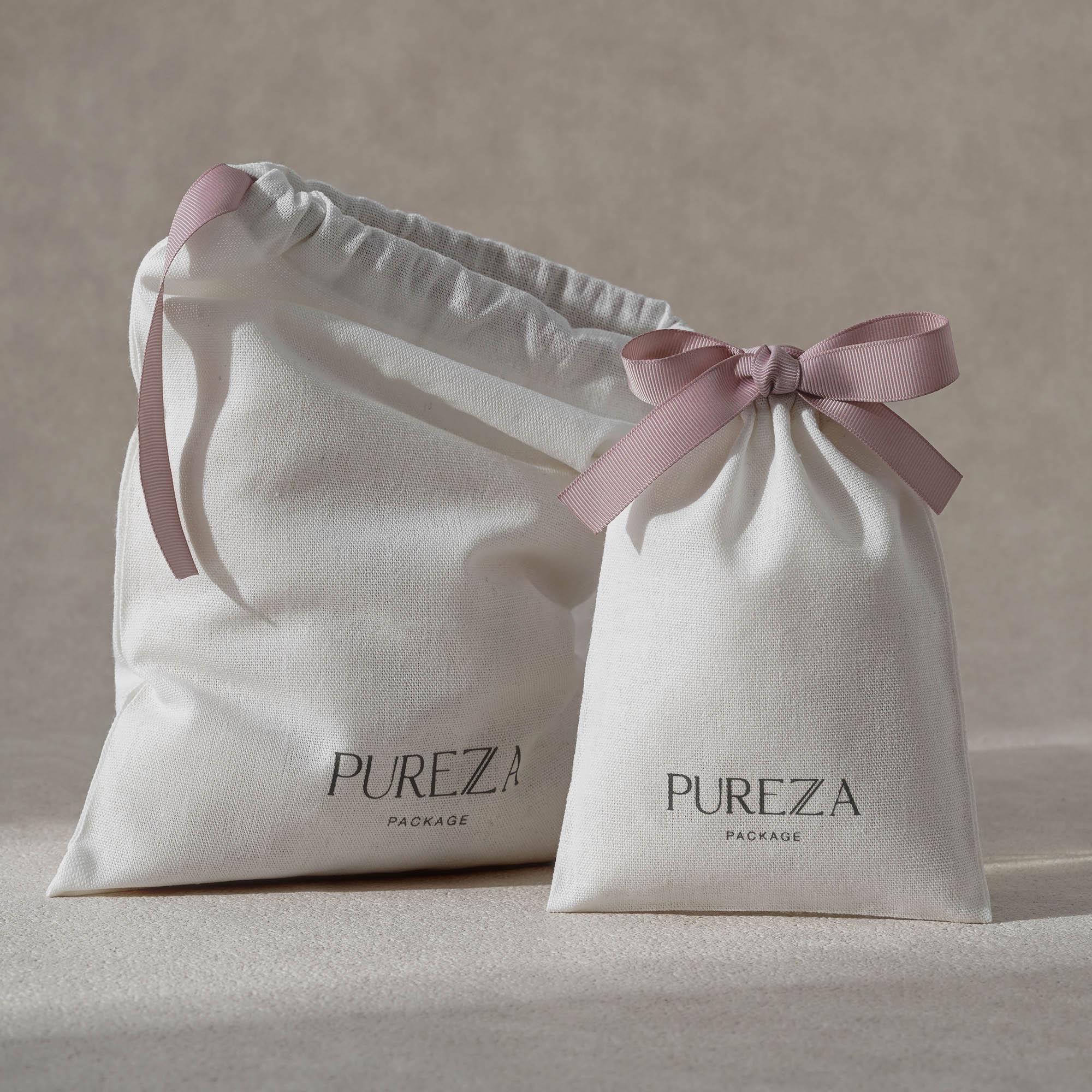 Cotton Drawstring Bag Eco-Frie - Luxury Skincare Packaging ulasan dan harga