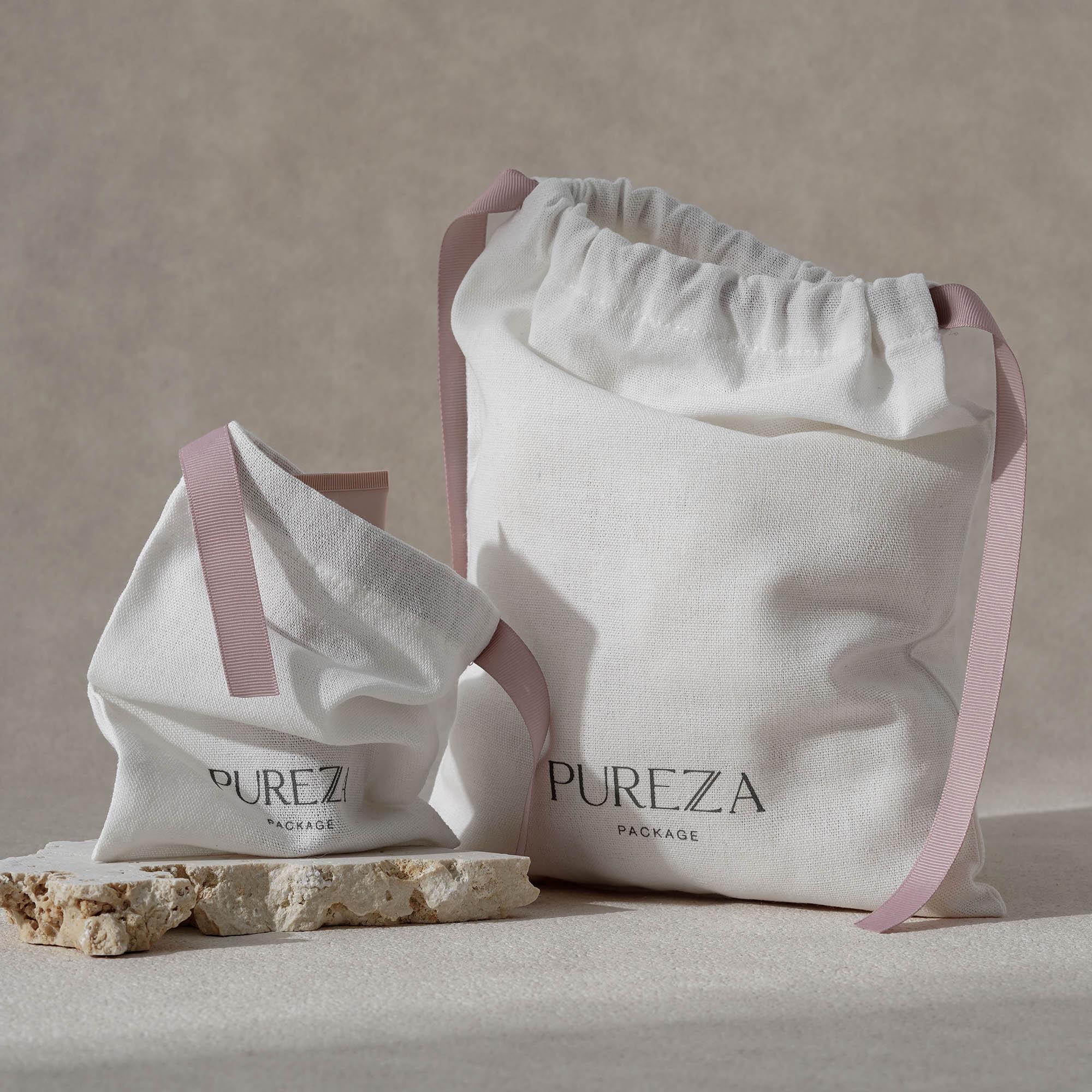 Cotton Drawstring Bag Eco-Frie - Luxury Skincare Packaging ulasan dan harga