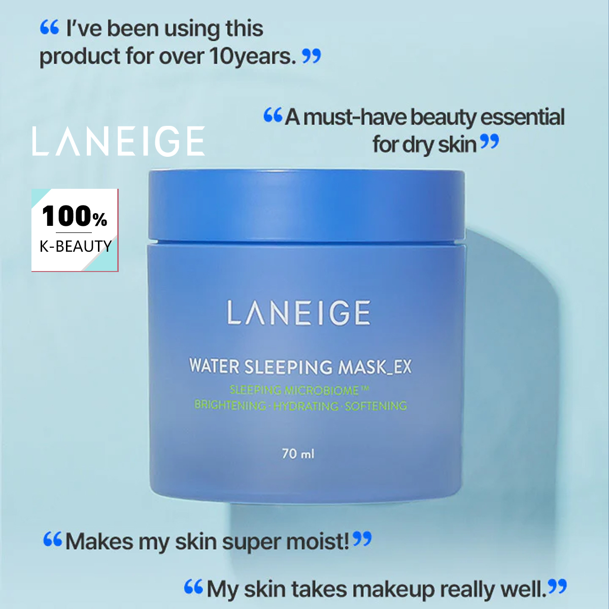 LANEIGE Water Sleeping Mask 70 - Luxury Skincare In Korea ulasan dan harga